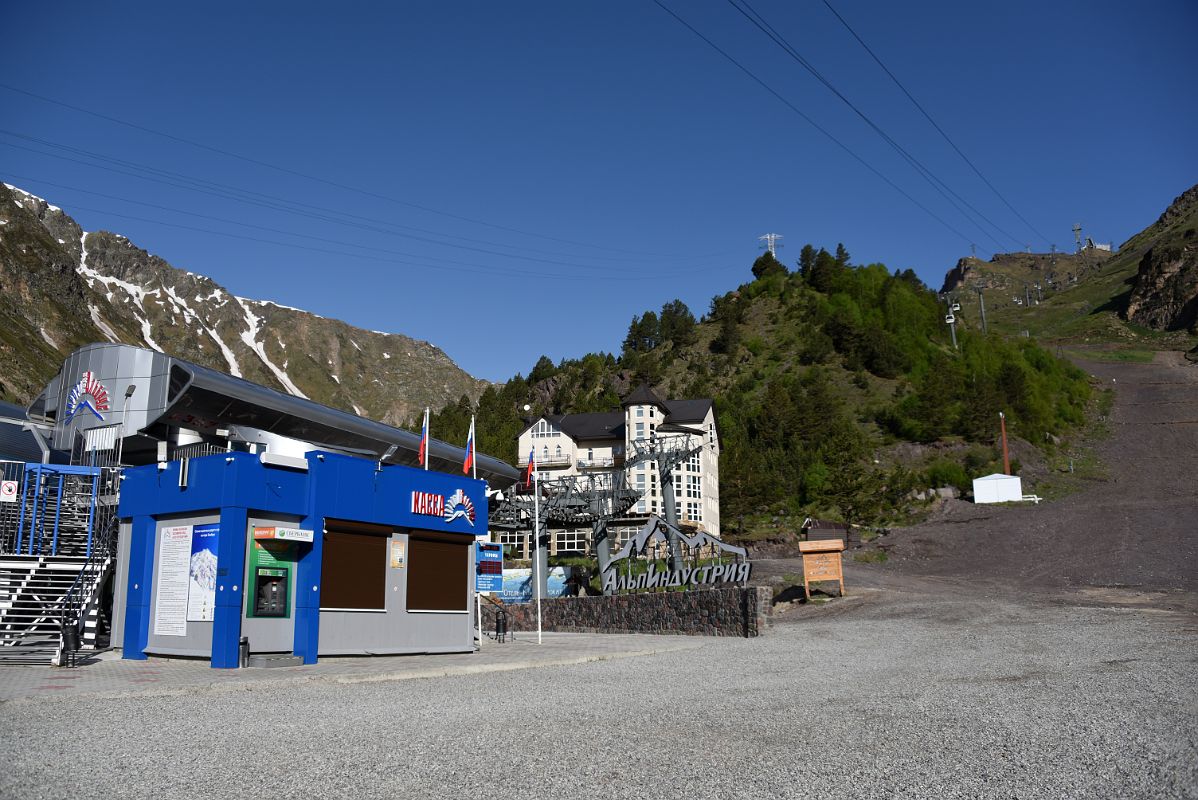 01B One Of Two Cable Car Systems At Azau Village Before The Mount Elbrus Climb